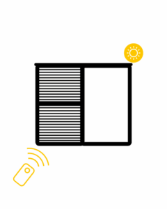 Volet coulissant avec motorisation (solaire)